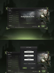 Game Launcher Green Mu Online