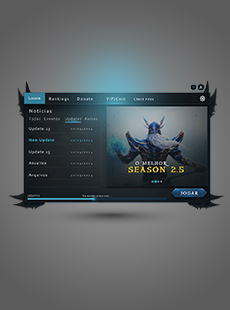 Game launcher Blue Darknes Mu Online